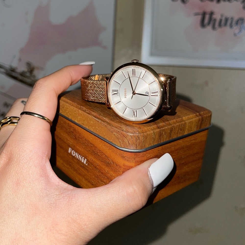Fossil Rose Gold Watch